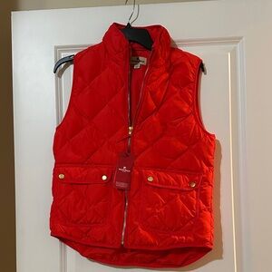 Woolrich Red Quilted Vest